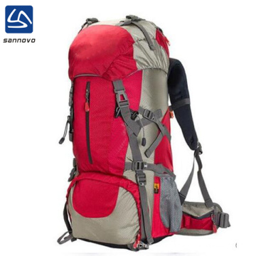 wholesale fashion 60L durable outdoor backpack, durable sport bag pack for hiking/camping